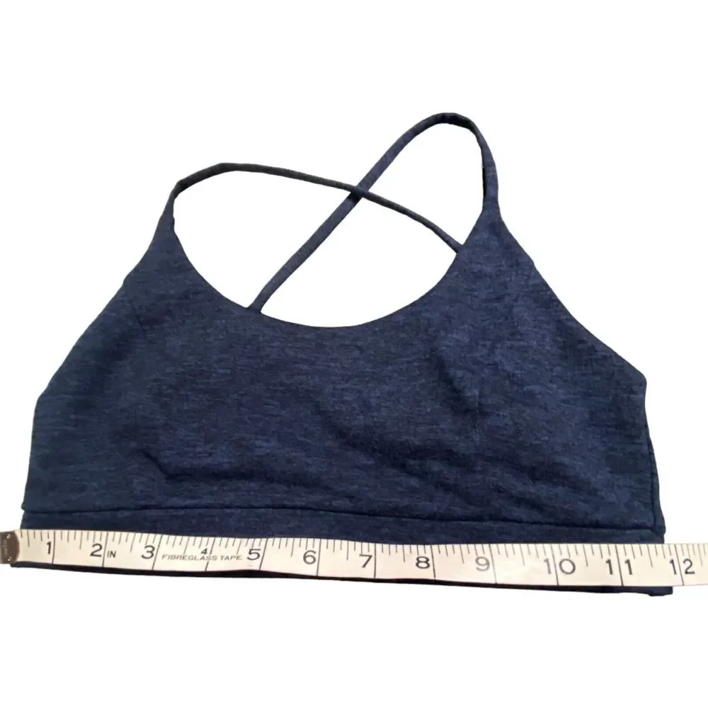 Lanston Sport Women Blue Sport Bra Small New